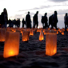 2014 Festival of Light and Gratitude: The 2nd Annual Black Friday luminous labyrinth walk at Baker Beach